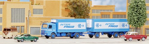 Refrigerated road train with great historical value