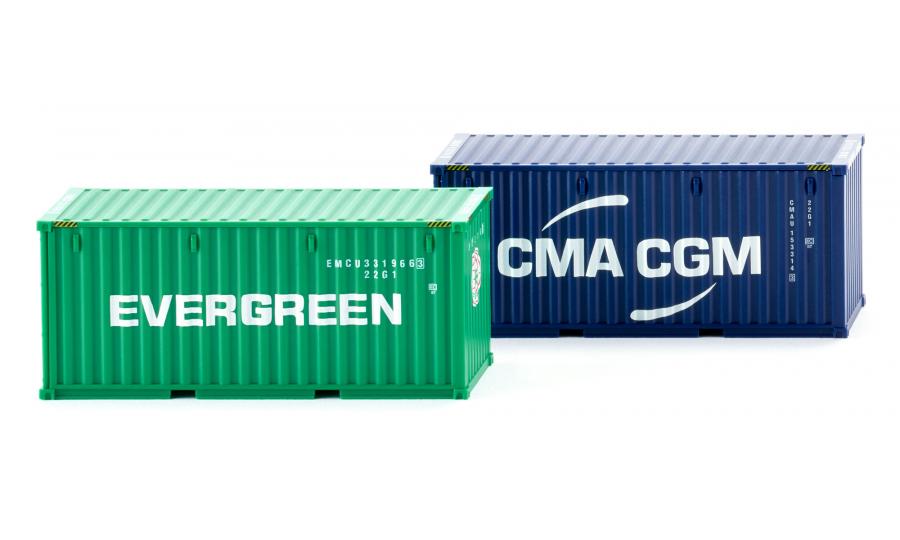 Zubehörpackung - 20' Container (NG) "Evergreen" + "CMA-CGM"