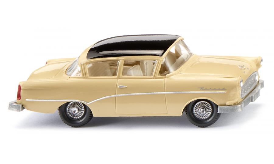 Opel Rekord P1 - grünbeige mit schwarzem Dach