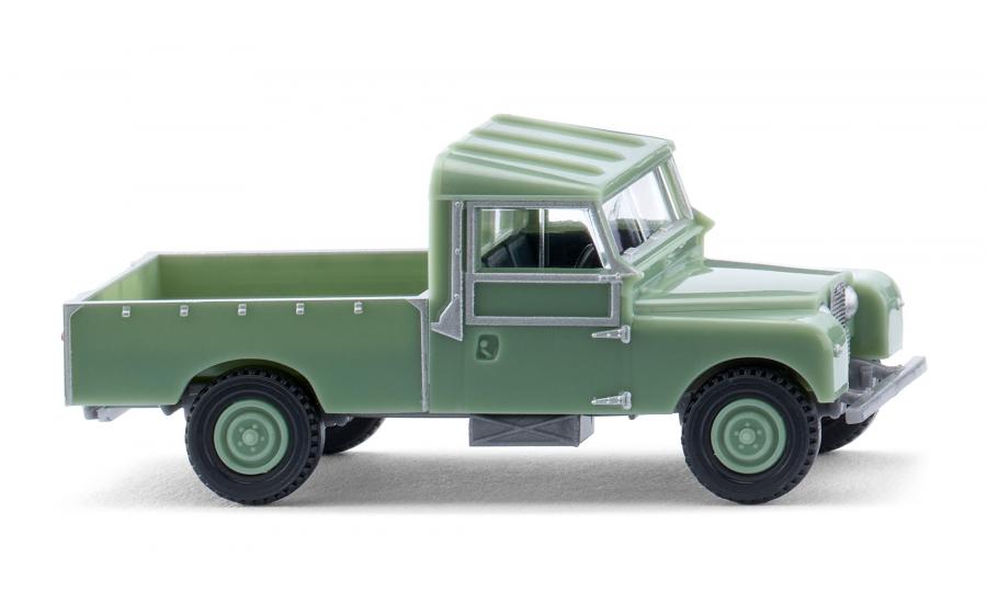 Land Rover pick-up- pale green