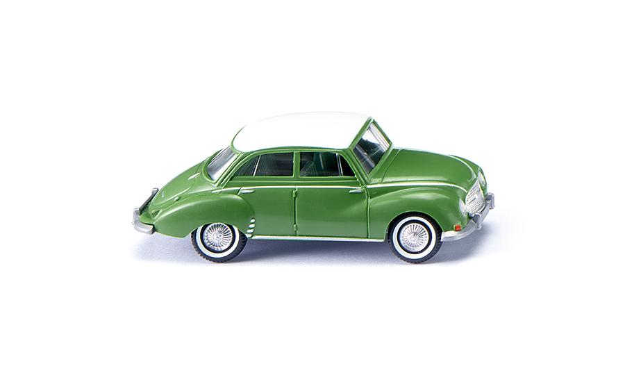 DKW - green with white roof
