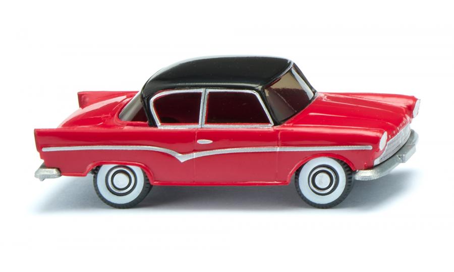 Borgward Arabella carmine red with black roof