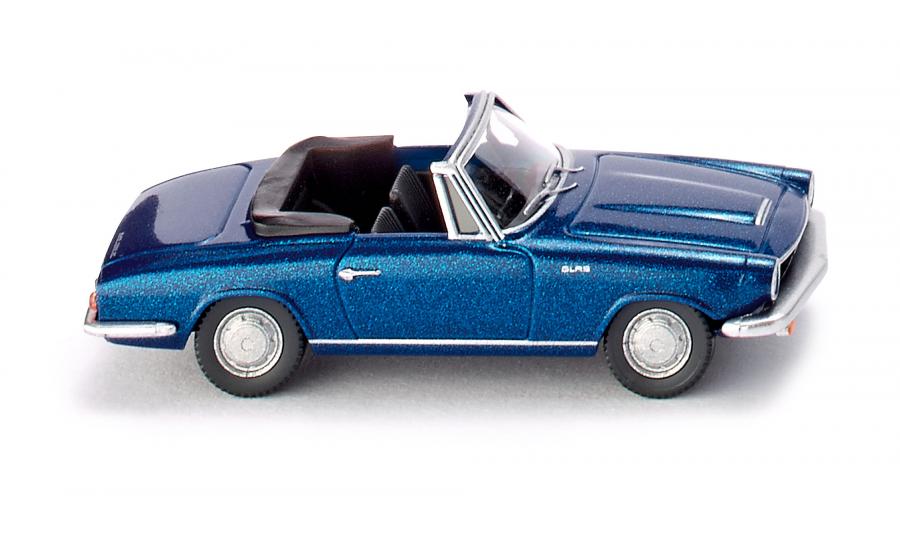 Glas 1700 GT cabriolet blue metallic