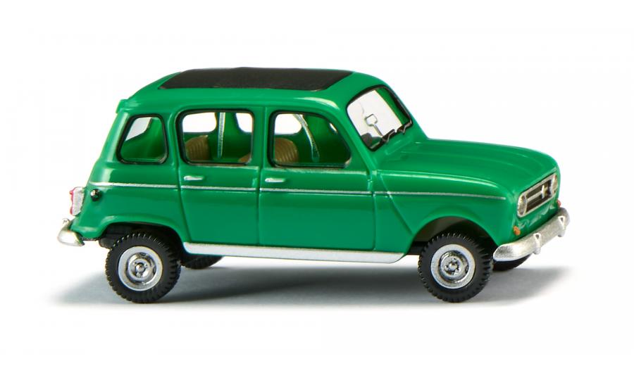 Renault R4 with folding roof green