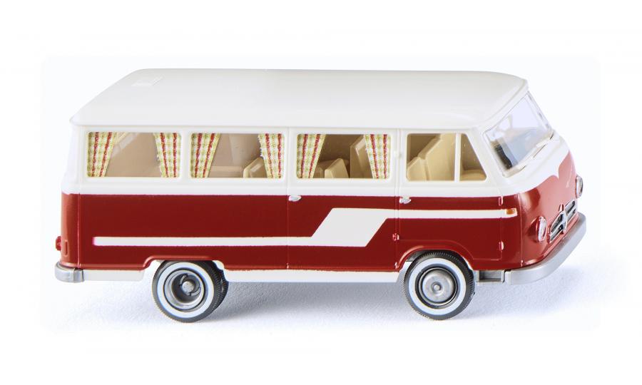 Borgward Campingbus B611 - perlweiß/rot