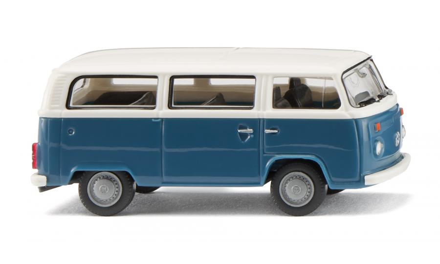 VW T2b bus - blue-grey/white