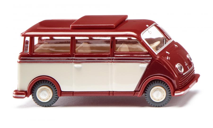 DKW speed van bus - ruby red/ivory