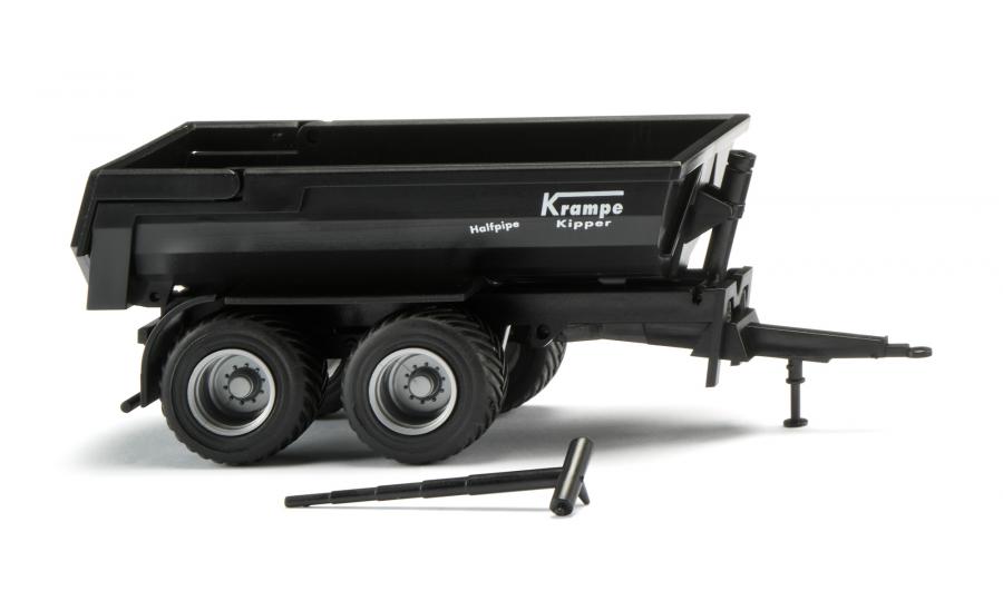 Krampe Halfpipe tipper trailer black