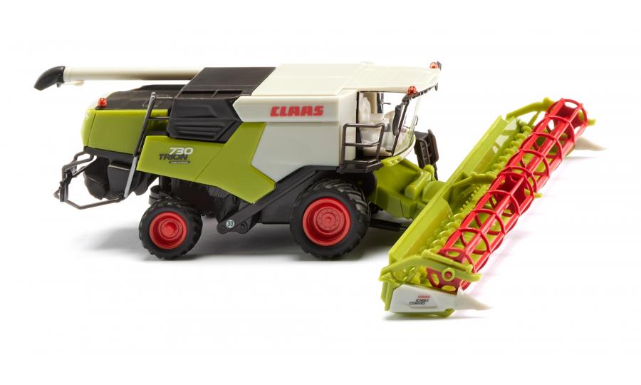 Claas Trion 730 harvester with Convio 1080