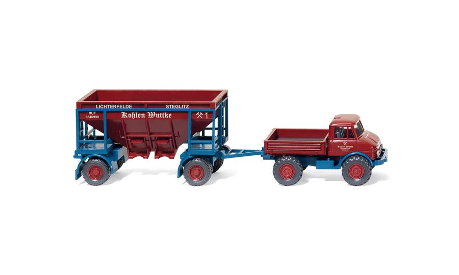 Unimog U 406 mit Kohlenanhänger "Kohlen Wuttke"