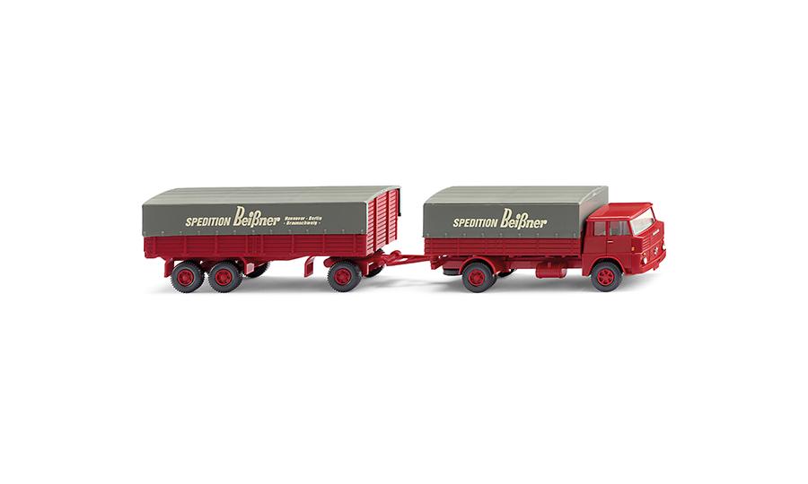 Flatbed road train (Henschel HS 14/16)