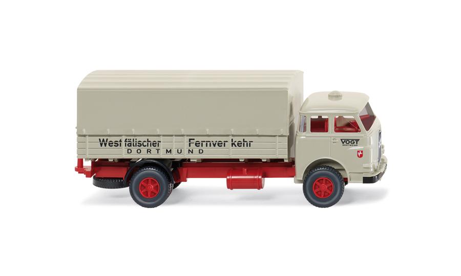 Flatbed truck "MAN Pausbacke"