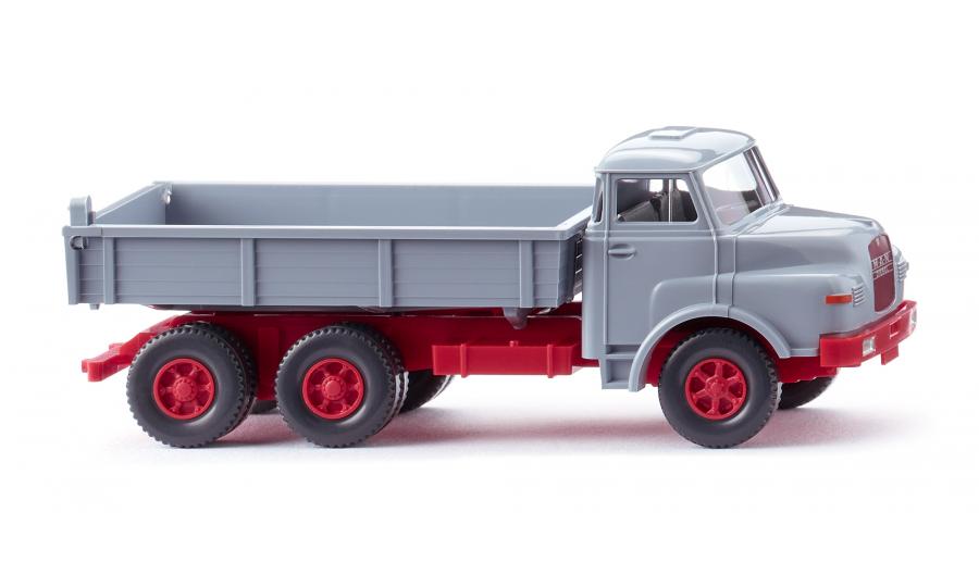 Flatbed tipper (MAN) – silver