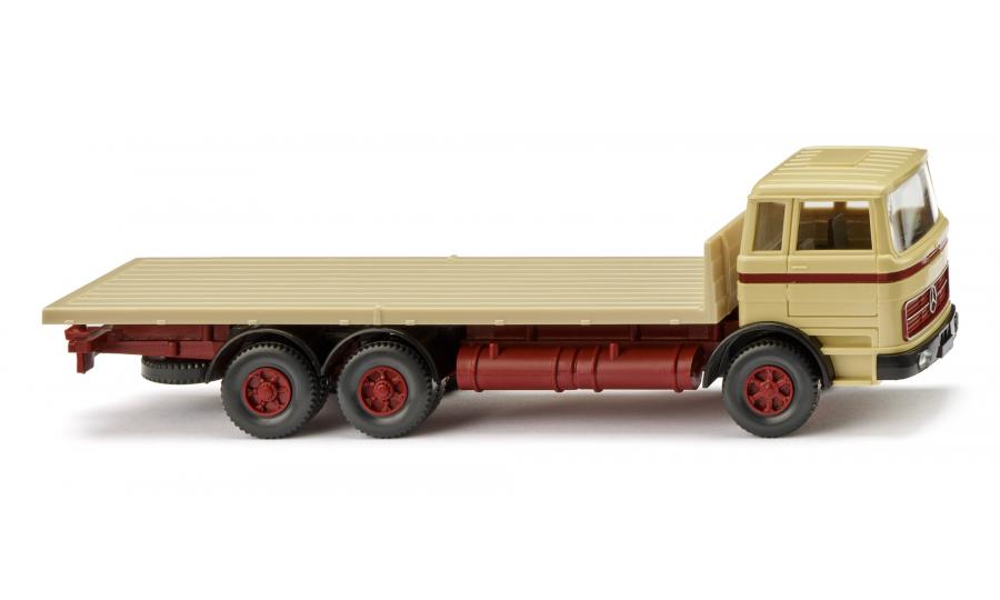 Flachpritschen-Lkw (MB) - grünbeige