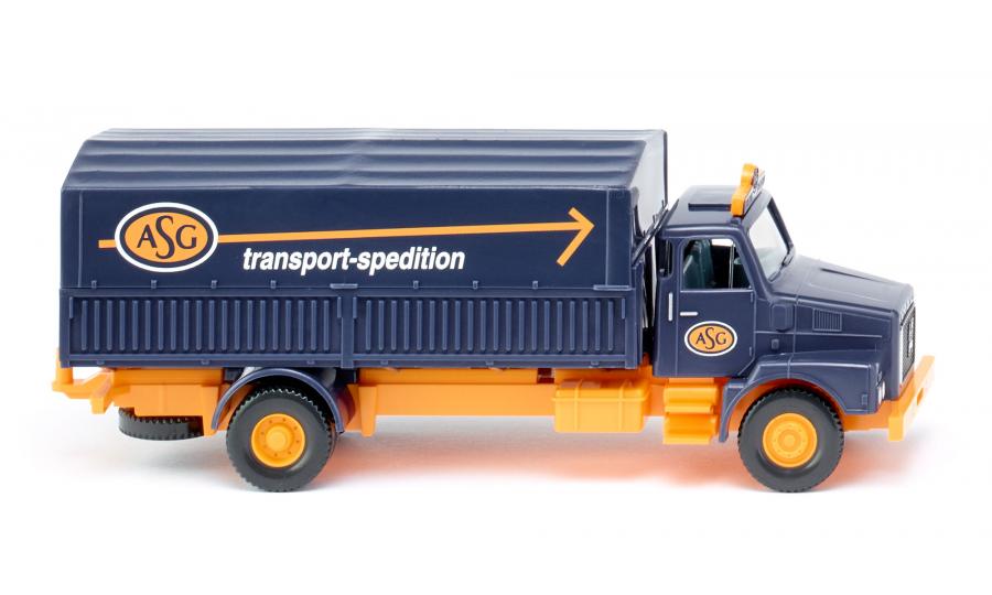 Steel platform truck (Volvo N 10) "ASG"