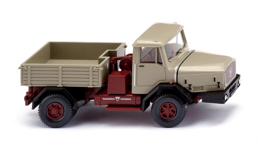 Schwerlastzugmaschine (Faun) - olivgrau