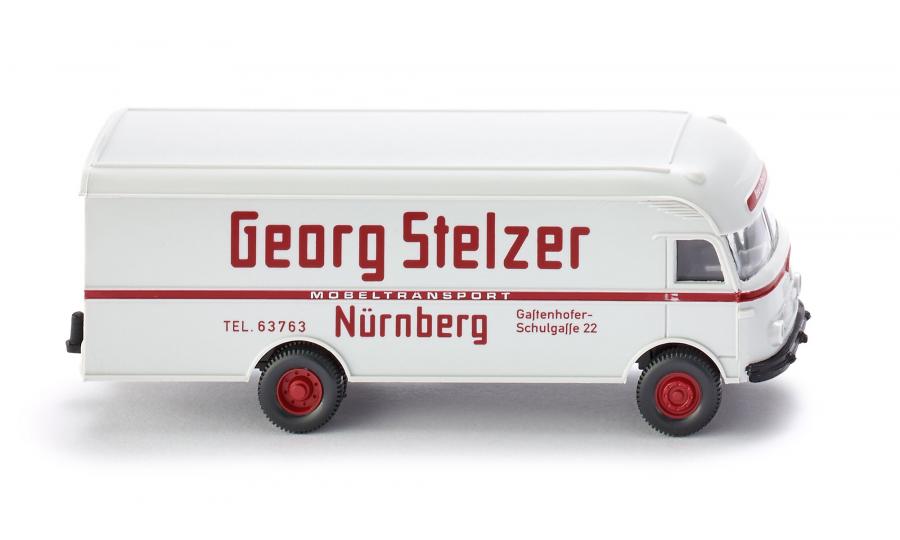 Furniture removal van Ackermann "Sped. Stelzer"