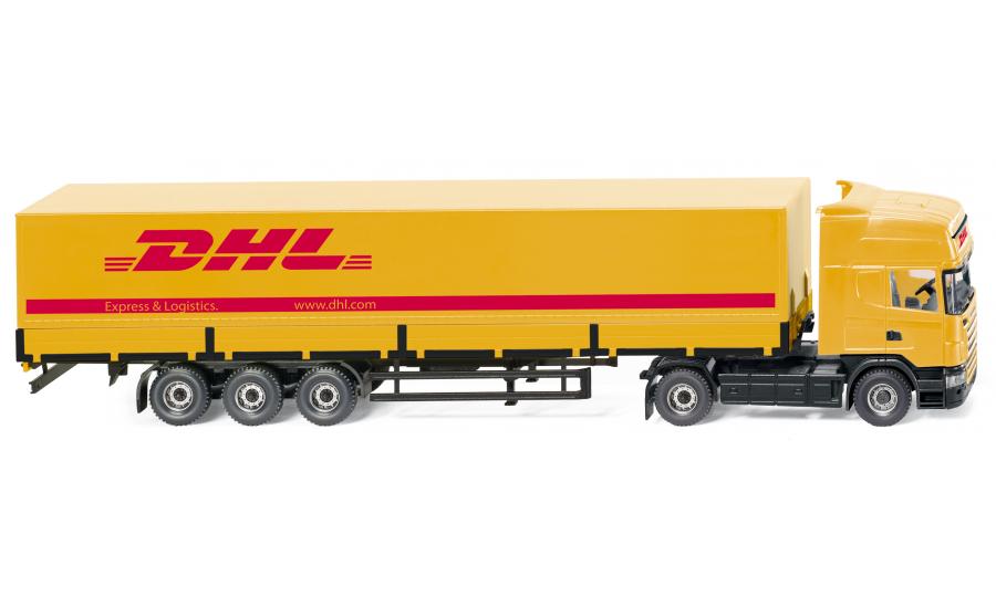 Scania R420 Topline trailer truck "DHL"