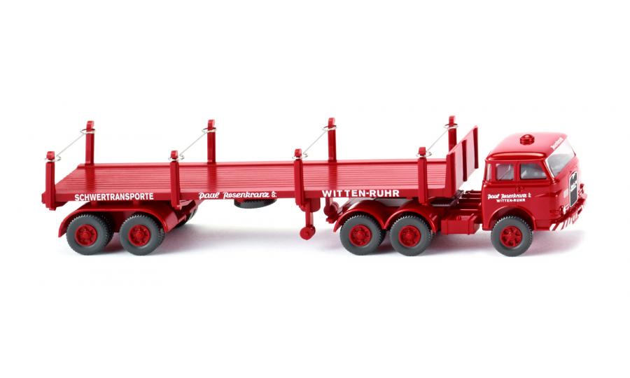 Stanchion trailer truck (MAN Pausbacke) "Rosenkranz"