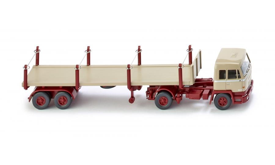 Stanchion trailer truck (Büssing BS 16)