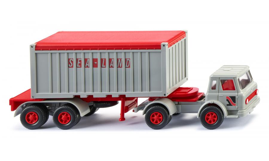 Container semi-trailer 20' (Int. Harvester) 