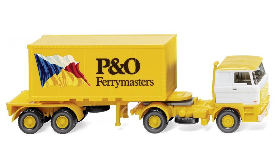 Container semi-trailer 20' (DAF) "P&O"