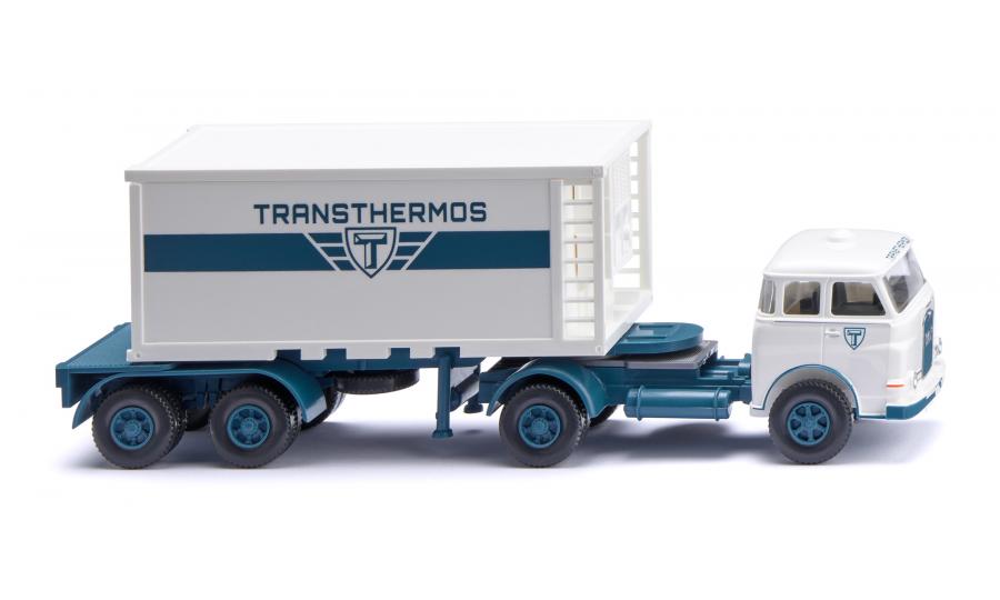 Containersattelzug 20' (MAN Pausbacke) "Transthermos"