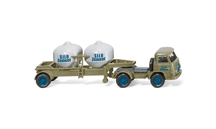 Cement tractor trailer (MAN Pausbacke)