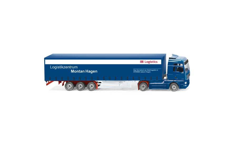 Curtainsider semi-trailer MAN TGX (Mon. Hagen)
