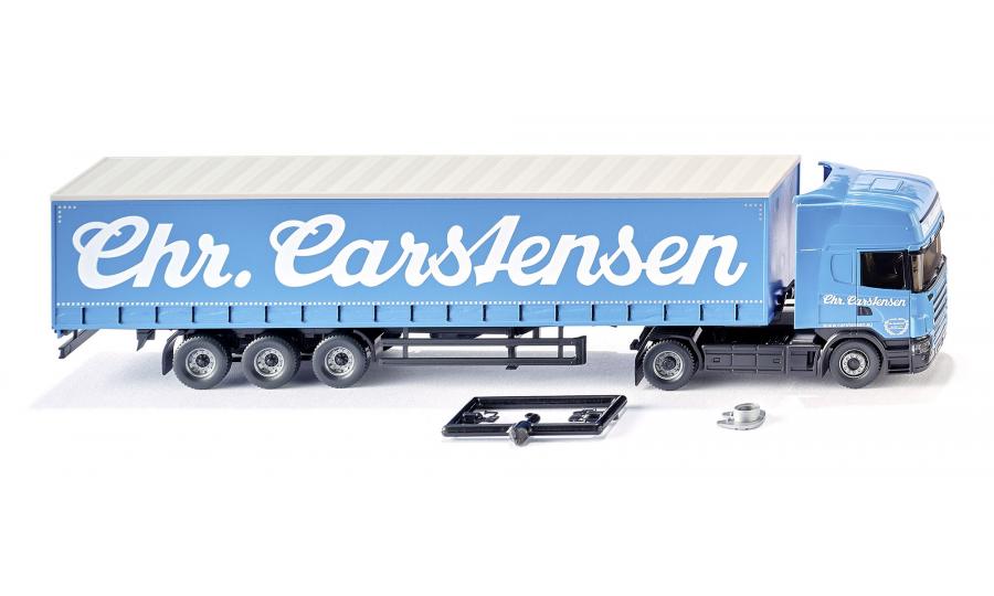 Gardinenplanensattelzug (Scania R420 Topline)