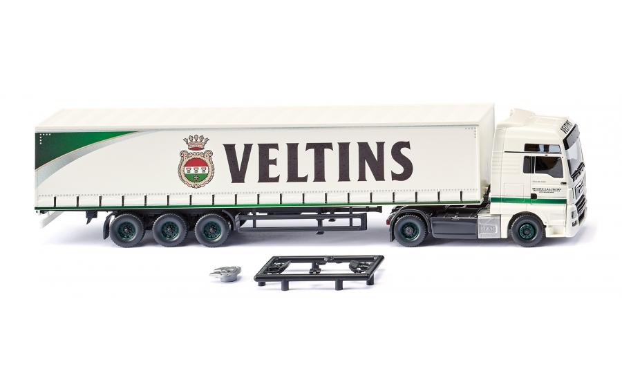 Curtain-sided semi-trailer (MAN TGX Euro 6c) 