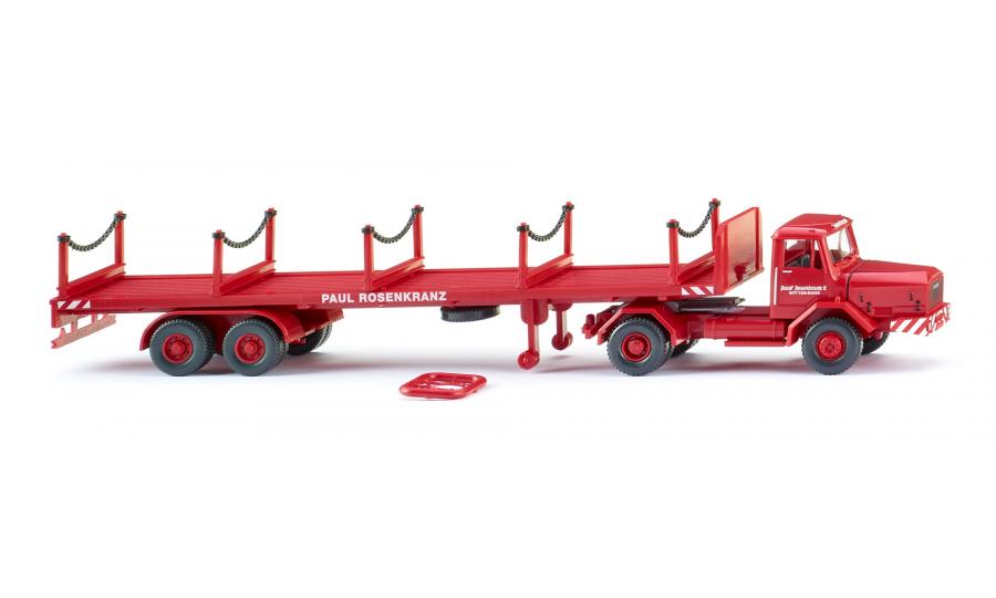 Stanchion trailer truck (Faun)