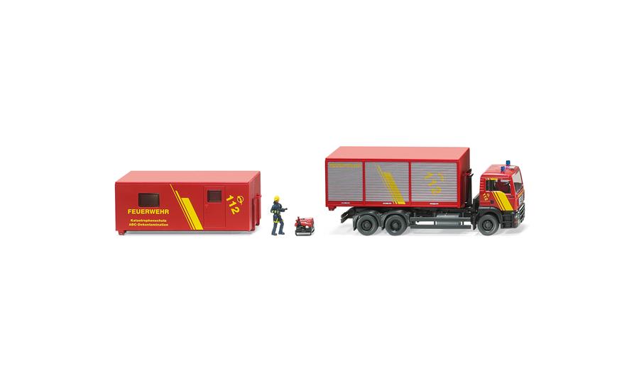 Fire brigade set with figure and accessoires