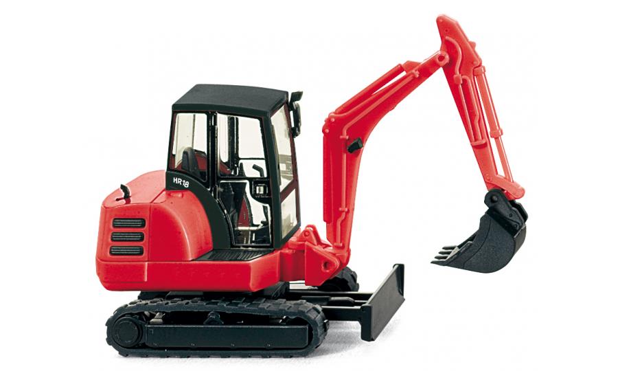 Mini-Bagger HR 18 - rot