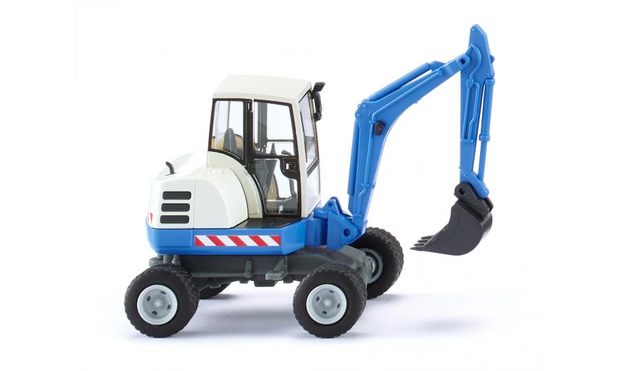 Mini excavator - blue