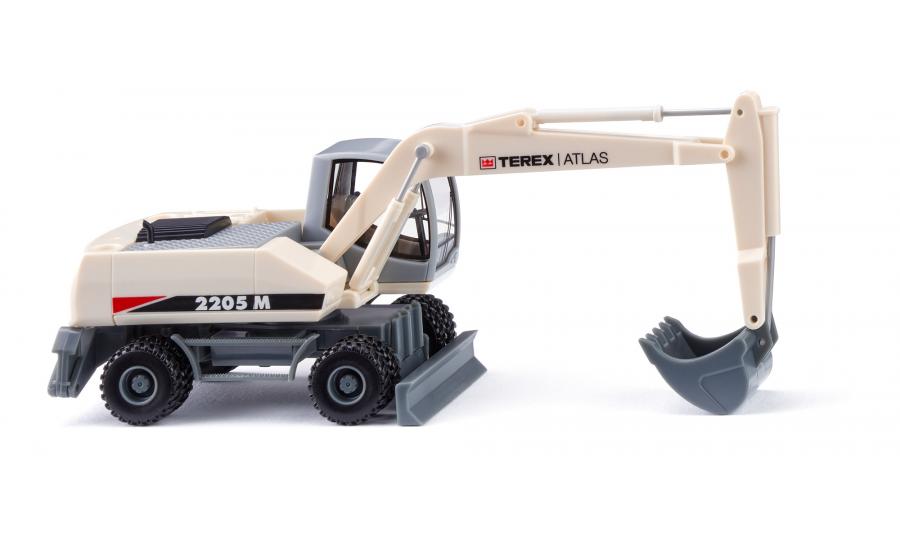 Mobilbagger (TEREX Atlas) - perlweiß