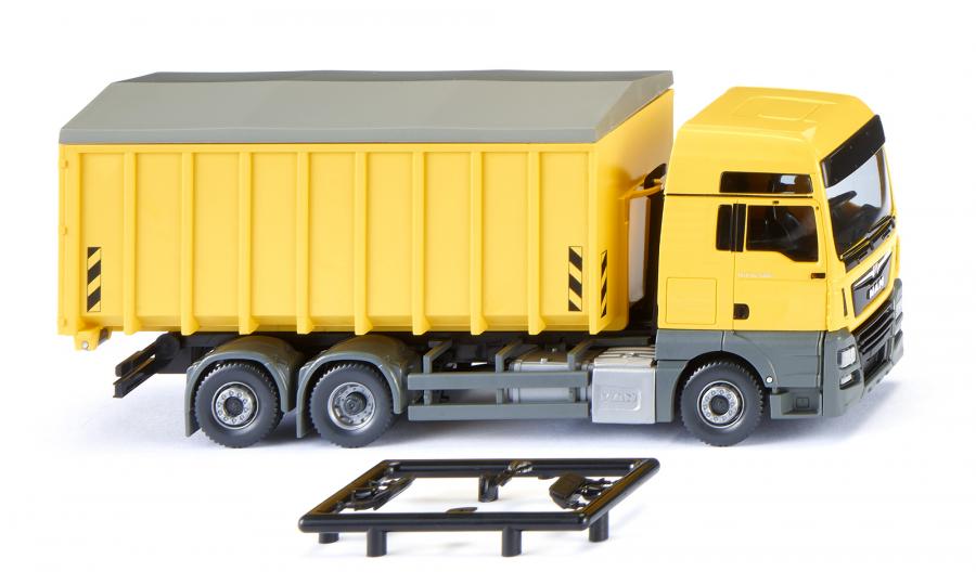 Roll-off dump (MAN TGX EURO 6c/Meiller) - zinc yellow