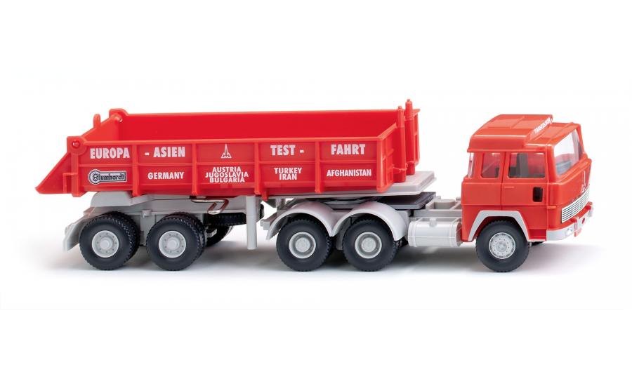 Rear tipper semi-truck (Magirus 235 D)