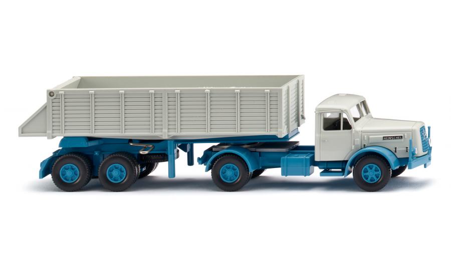 Rear tipper semi truck (Henschel)