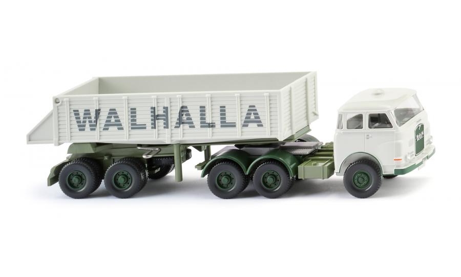 Rear tipper semi-truck (MAN Pausbacke)"Walhalla Kalk"