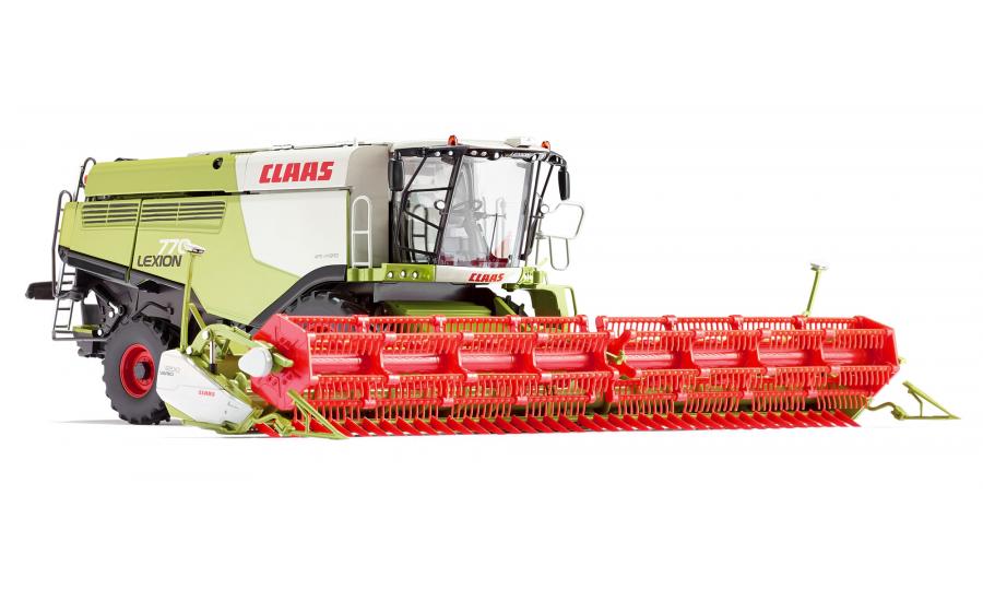 Claas Lexion 770 w. V 1200 grain mower attachment