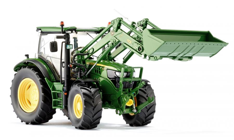 John Deere 6125R with front loader