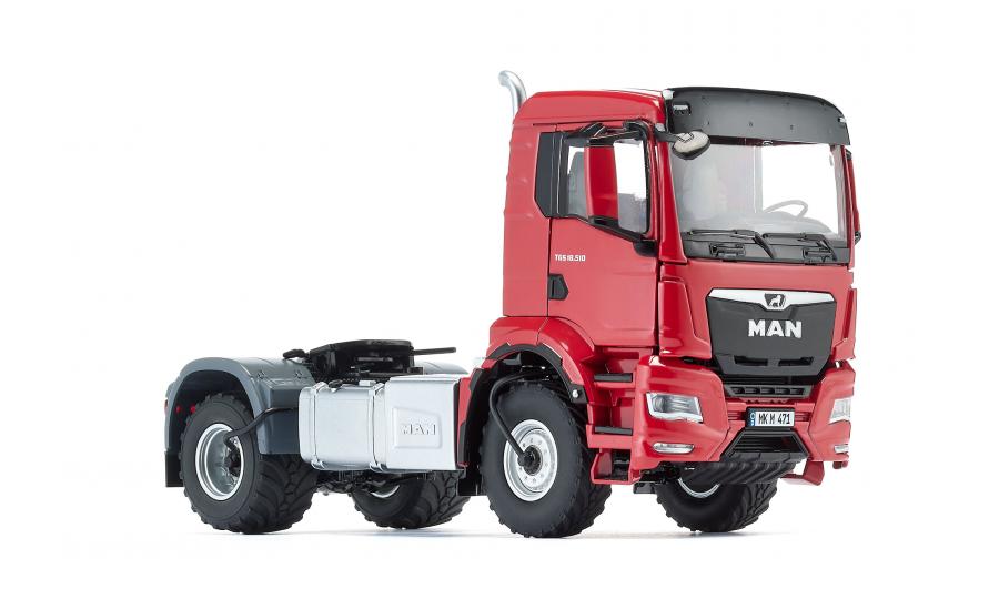 MAN TGS 18.510 4x4 BL  2-axle-truck -red