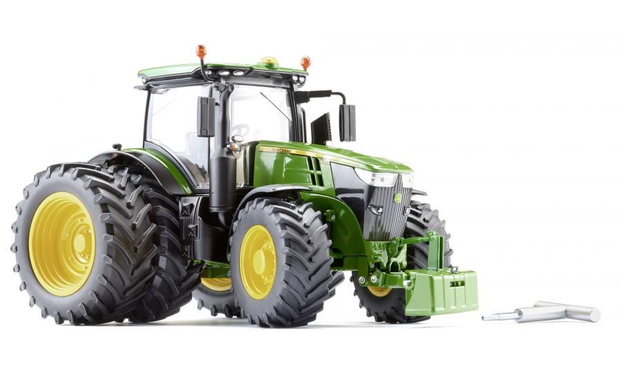 John Deere 7310R with twin tyres