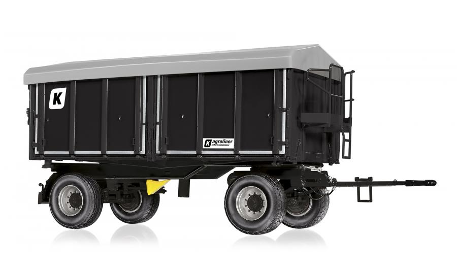 Kröger two-axle three-way tipper HKD 302- black