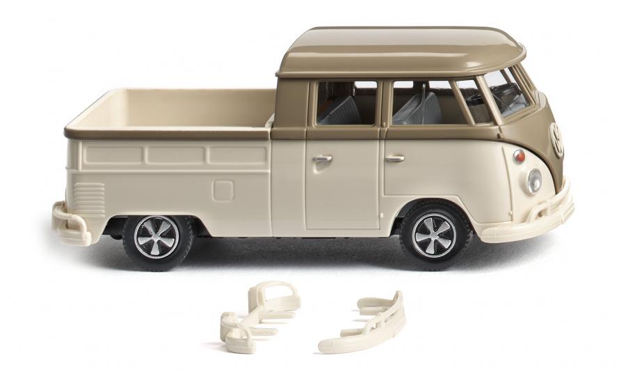 VW T1 Doppelkabine - olivgrau/perlweiß