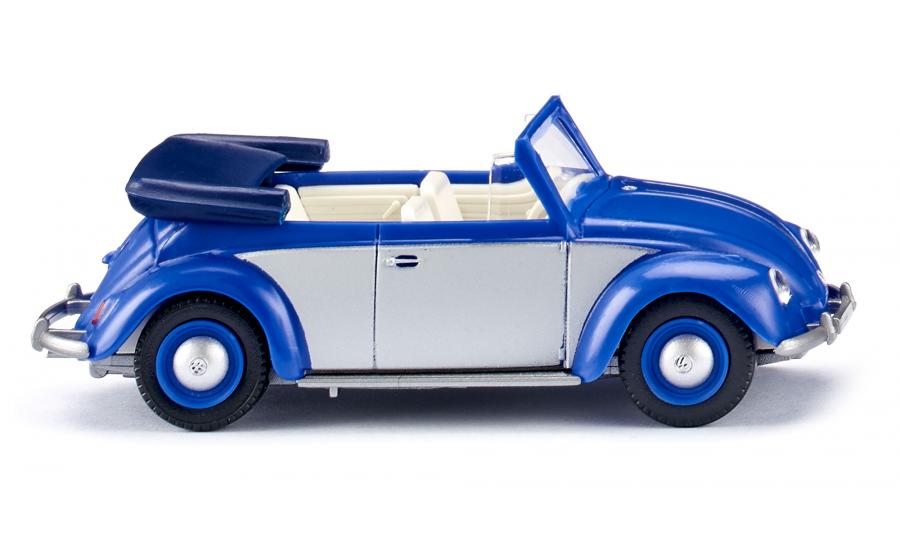 VW Beetle 1200 Cabrio blue/silver