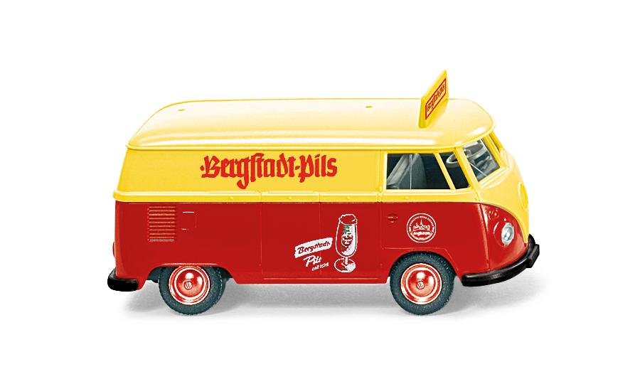 VW T1 van with roof sign