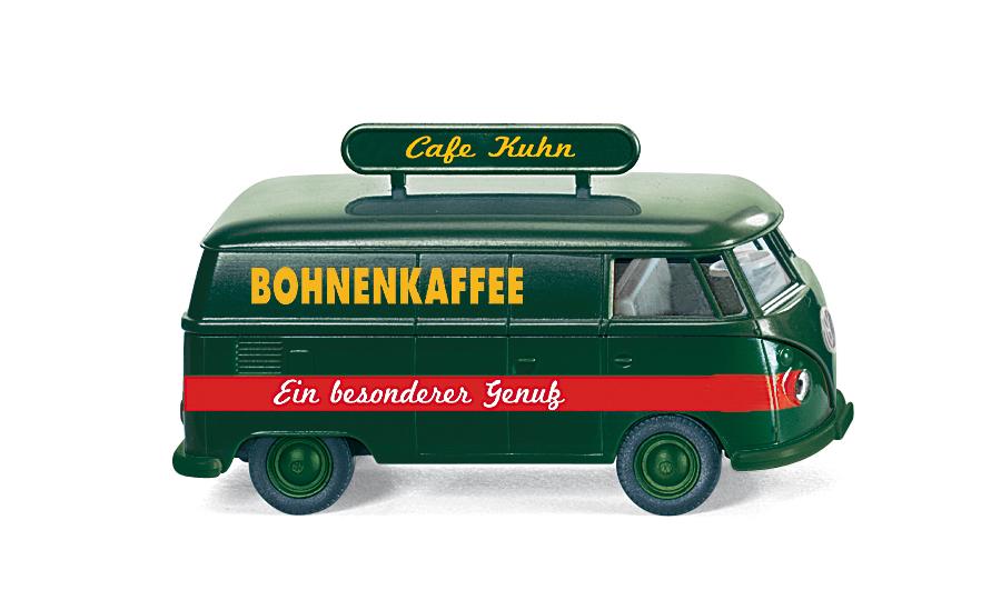 VW T1 mit Dachschild "Café Kuhn Bohnenkaffee"