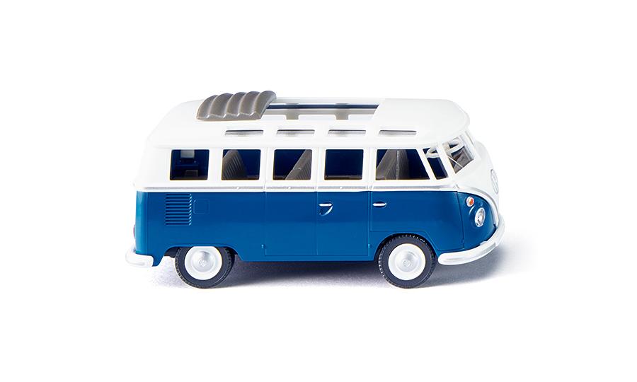 VW T1 Sambabus - perlweiß/blau